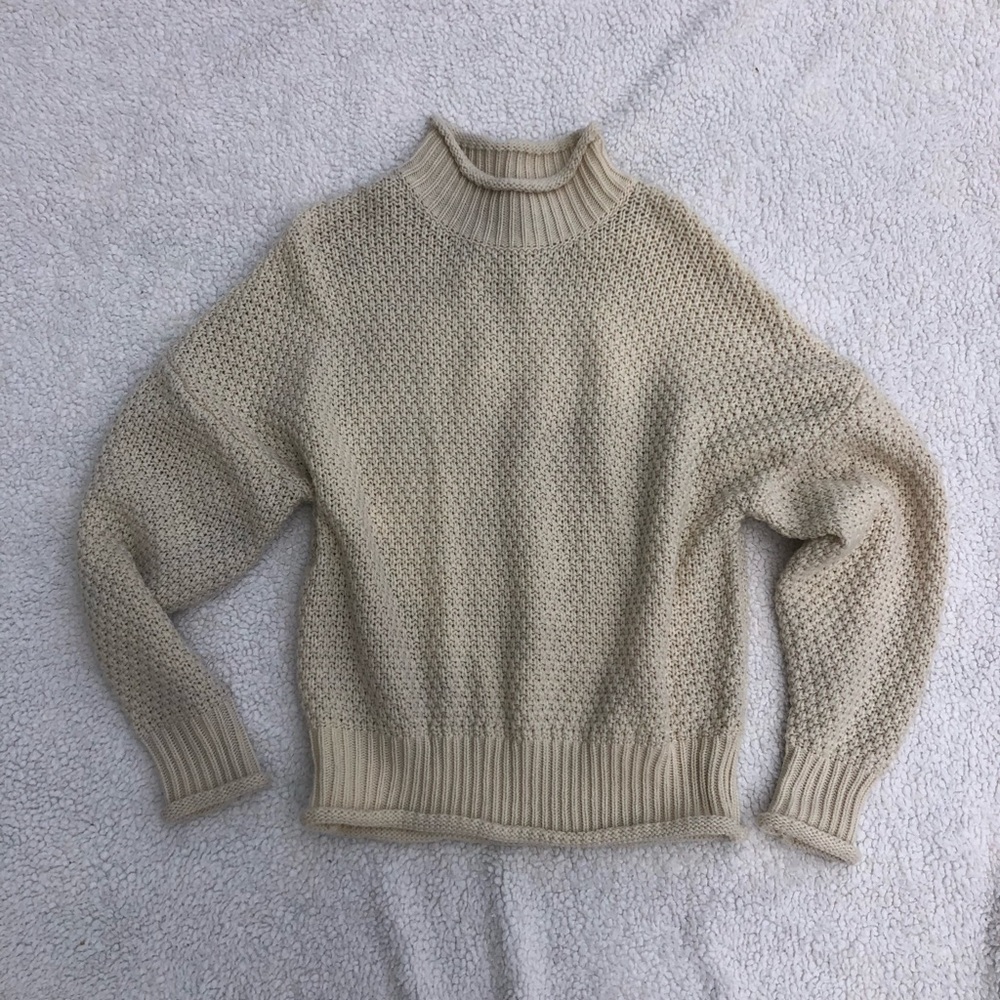 Cream Knit Sweater